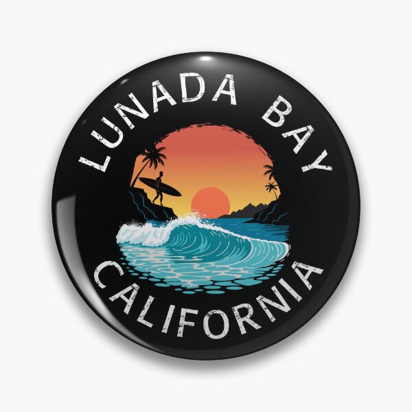 Item preview, Lunada Bay - California (with White Lettering) designed and sold by VelvetRoom.