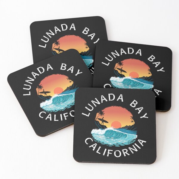 Item preview, Lunada Bay - California (with White Lettering) designed and sold by VelvetRoom.