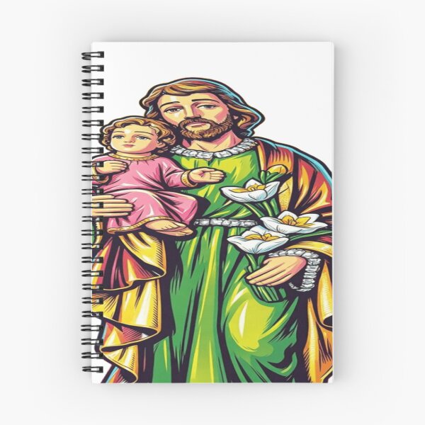 Item preview, Saint Joseph and Child – Radiant Devotion Design designed and sold by Cristhian Almanza.