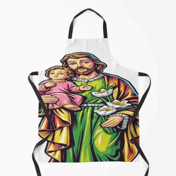 Item preview, Saint Joseph and Child – Radiant Devotion Design designed and sold by Cristhian Almanza.