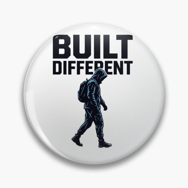 Item preview, Built Different Streetwear Hoodie Design – Motivational Urban Graphic Tee designed and sold by No Excuses .