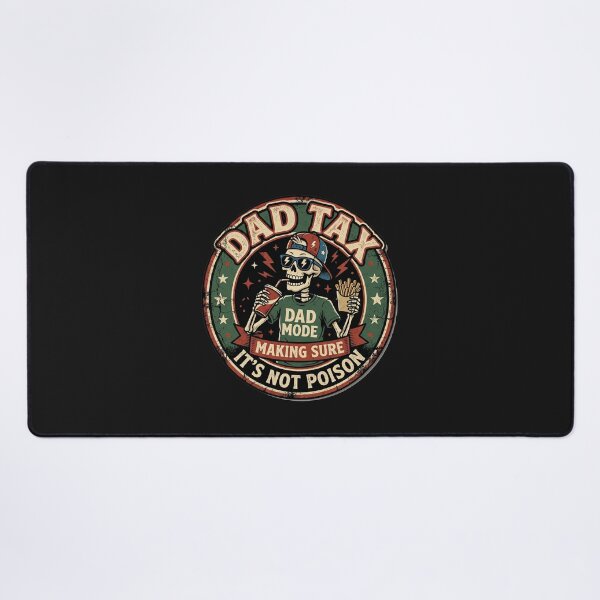 Item preview, Retro Skeleton Dad Tax Making Sure Its Not Poison Funny Dad Gift designed and sold by AdyKurniawan.