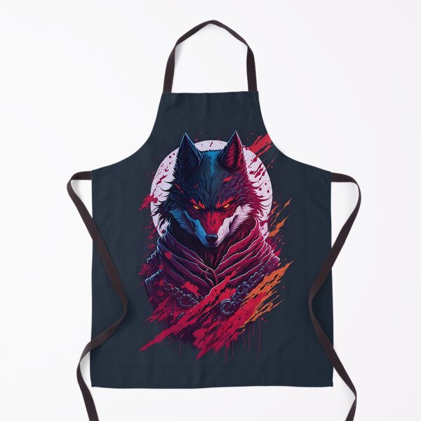 Item preview, Cyber Wolf Neon Fury Illustration designed and sold by Amr Siam.