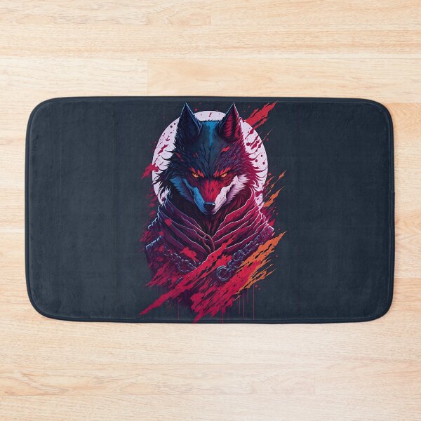 Item preview, Cyber Wolf Neon Fury Illustration designed and sold by Amr Siam.