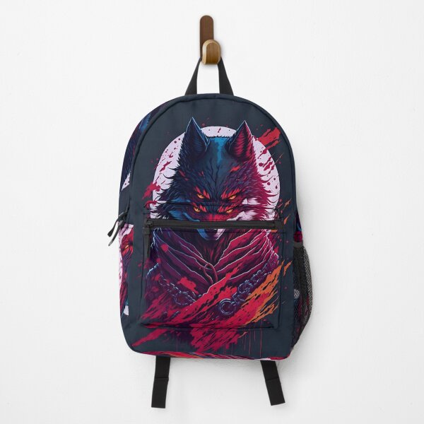 Item preview, Cyber Wolf Neon Fury Illustration designed and sold by Amr Siam.
