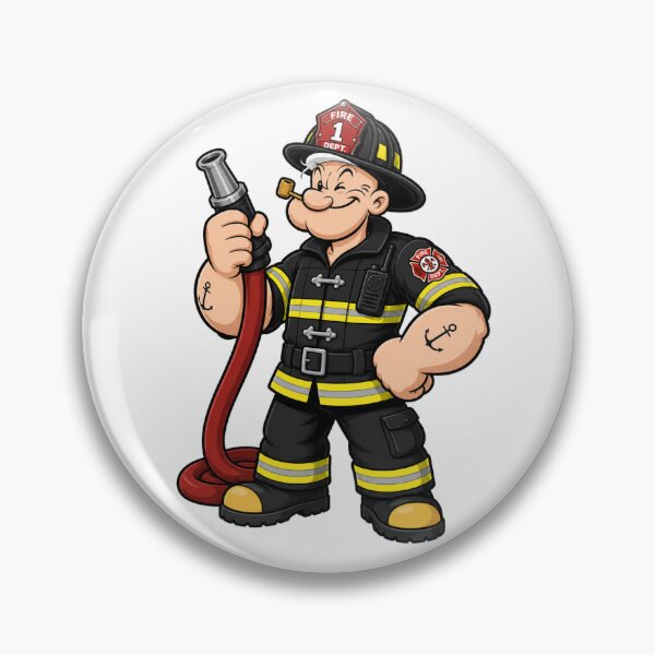 Item preview, Popeye The Fireman designed and sold by K.KirstenCreates.