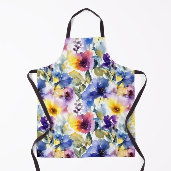 Item preview, Vibrant Watercolor Floral Seamless Pattern designed and sold by zenjiinspired.