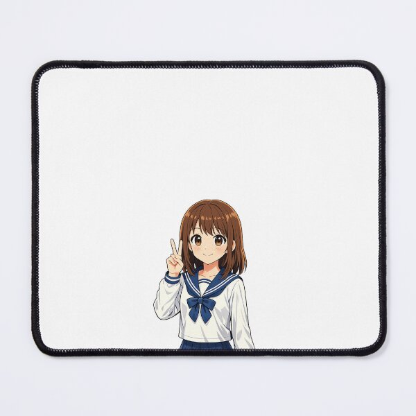 Item preview, Peace Sign Anime School Girl designed and sold by Subina.