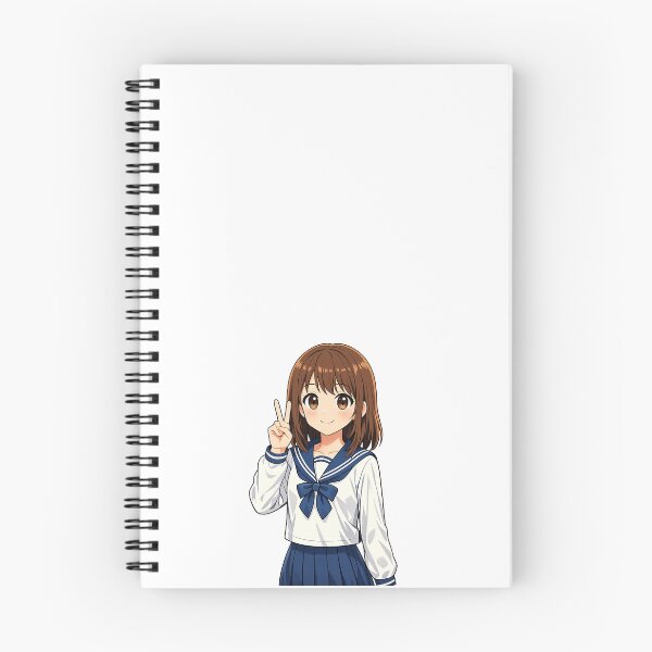 Item preview, Peace Sign Anime School Girl designed and sold by Subina.