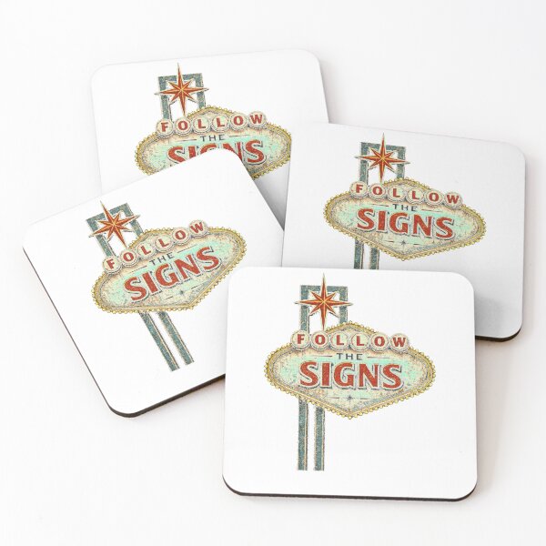 Item preview, Follow The Signs | Retro Roadside Motel Sign Graphic Tee designed and sold by AOAinc.