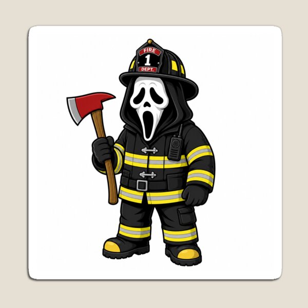 Item preview, Ghostface The Firefighter designed and sold by K.KirstenCreates.