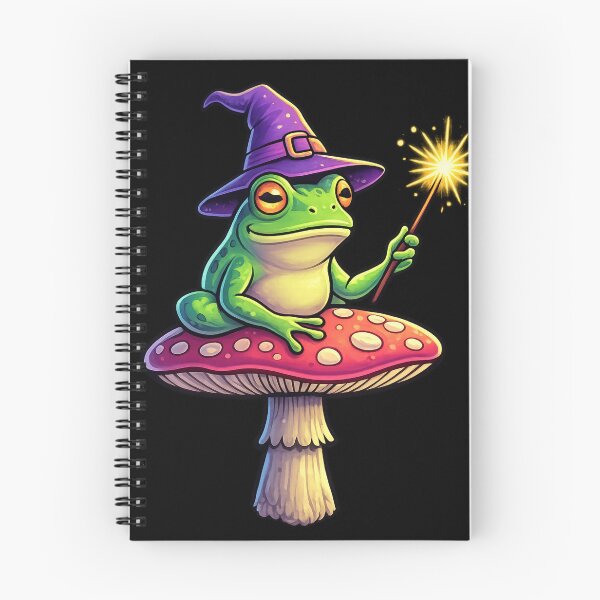 Item preview, Wizard Frog on Toadstool designed and sold by redsharkuk.