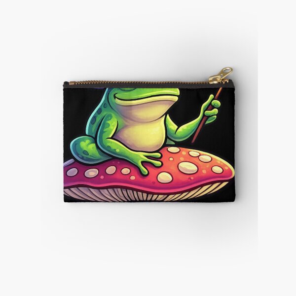 Item preview, Wizard Frog on Toadstool designed and sold by redsharkuk.