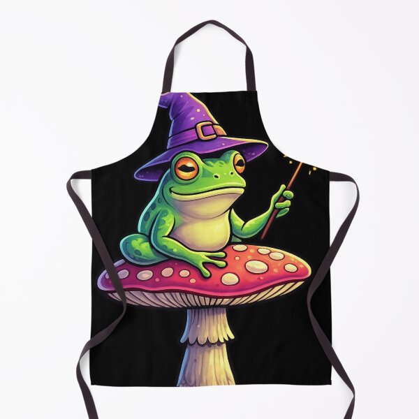 Item preview, Wizard Frog on Toadstool designed and sold by redsharkuk.