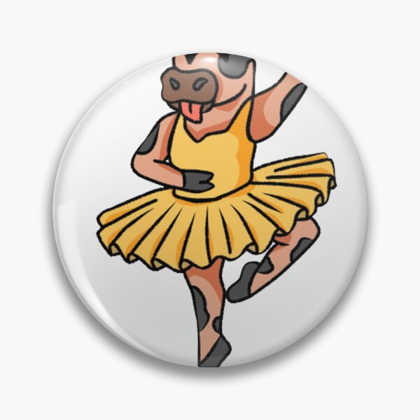 Item preview, Dance Together Cute Ballerina Cow in Yellow Tutu designed and sold by baresddeidago.