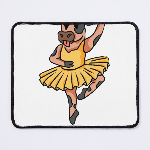 Item preview, Dance Together Cute Ballerina Cow in Yellow Tutu designed and sold by baresddeidago.