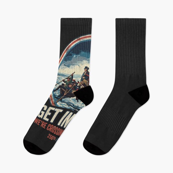 Item preview, Funny George Washington Crossing Delaware Get In Loser Meme designed and sold by AdyKurniawan.