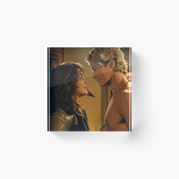 Item preview, Allie (Mika Abdallah) and Dean (Stephen Kalyn) from Off Campus (fan art) designed and sold by PopCultureAndStuff.