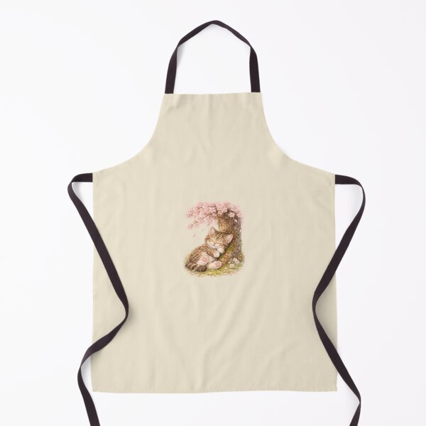 Item preview, cat sleeping under a sakura tree designed and sold by PasoaPaso2025.