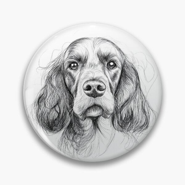Item preview, Cocker Spaniel Doggie Illustration designed and sold by Roxane Bay.