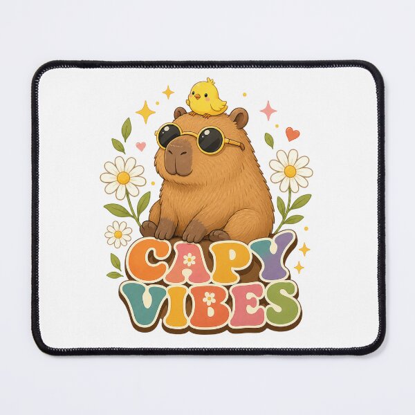 Item preview, Capy Vibes designed and sold by TiredMamaArt.