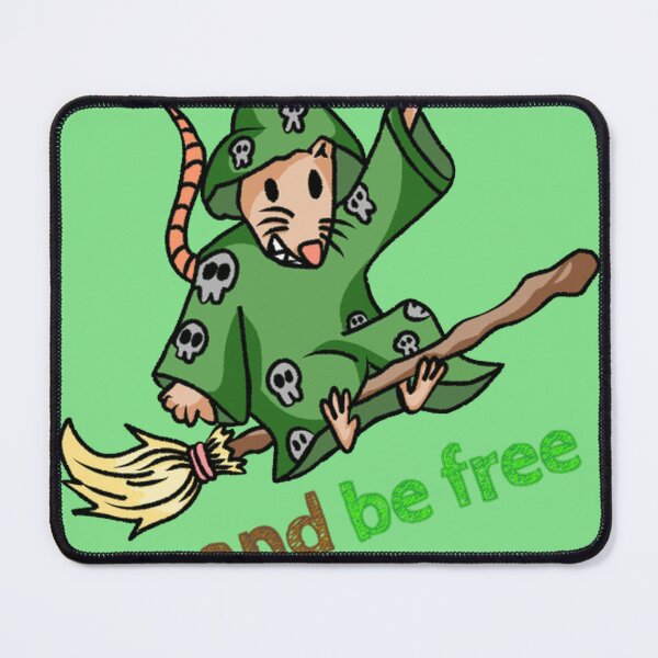 Item preview, Fly and Be Free Witch Wizard Mouse on designed and sold by baresddeidago.