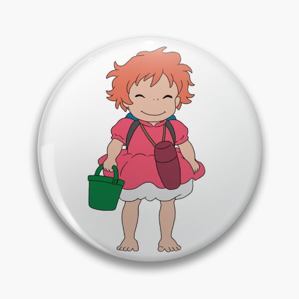 Item preview, Ponyo Cute Smiling Solo Illustration designed and sold by Iska-Designs.