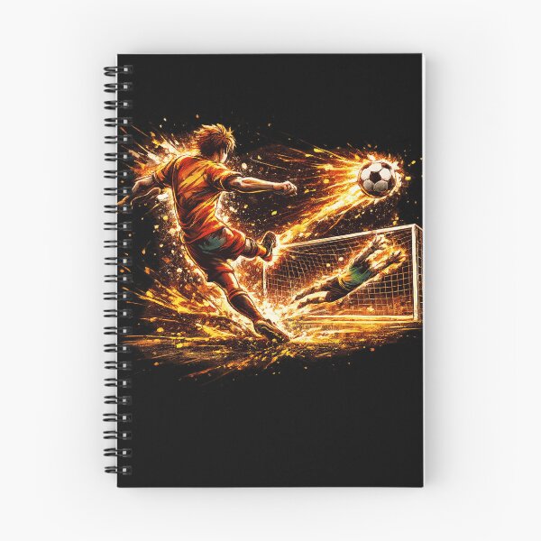 Item preview, Soccer Goal Shot Action Graphic Football Player Art designed and sold by MagicSD Designs.