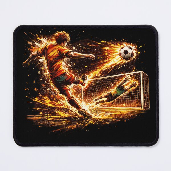 Item preview, Soccer Goal Shot Action Graphic Football Player Art designed and sold by MagicSD Designs.