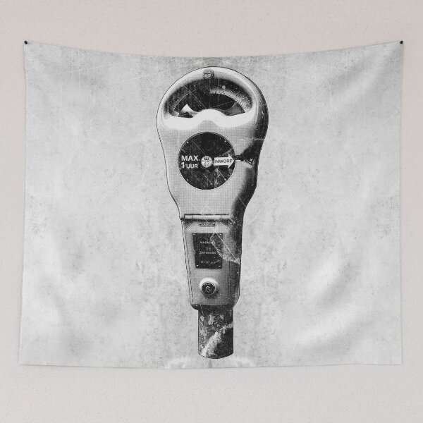 Item preview, Vintage Dutch Parking Meter Mid Century Analog Dark designed and sold by Ghoul Enterprises.