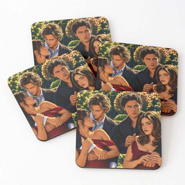 Item preview, Ella Bright, Belmont Cameli, Stephen Kalyn, Mika Abdallah from Off Campus (fan art) designed and sold by PopCultureAndStuff.