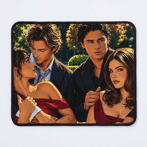 Item preview, Ella Bright, Belmont Cameli, Stephen Kalyn, Mika Abdallah from Off Campus (fan art) designed and sold by PopCultureAndStuff.