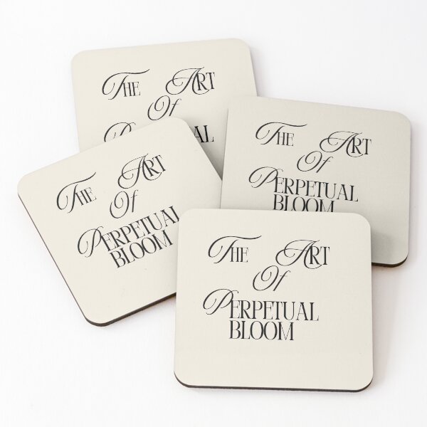 Item preview, THE ART OF PERPETUAL BLOOM – Minimal Black Text Typography  designed and sold by KleanGirlAesthetics.