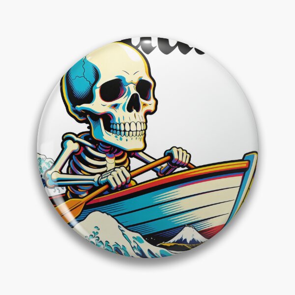 Item preview, Skeleton Riding On Boat designed and sold by Fastokart.