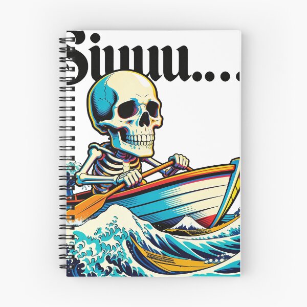 Item preview, Skeleton Riding On Boat designed and sold by Fastokart.