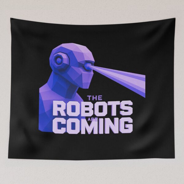 Item preview, Powered by AI Robot Design Futuristic Artificial Intelligence Tech Aesthetic Machine Learning Cyberpunk Graphic designed and sold by TEEJAMBOREE.