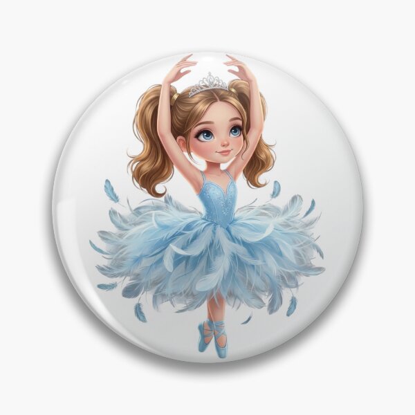 Item preview, Magical Little Ballerina in Blue Tutu designed and sold by MYPASSIONBG.