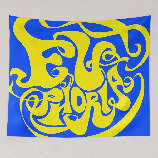 Artikelvorschau, EU Europa EUphoria Euphorie psychedelic Love Demokratie entworfen und verkauft von Luzi Illustrella.