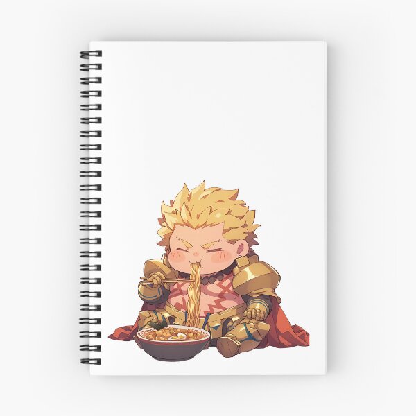 Item preview, Gilgamesh Fate Stay Night Chibi Ramen King designed and sold by mildaclairmo.