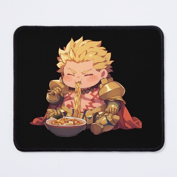 Item preview, Gilgamesh Fate Stay Night Chibi Ramen King designed and sold by mildaclairmo.