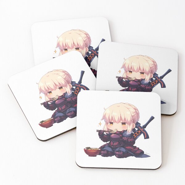Item preview, Saber Alter Fate Stay Night Chibi Ramen Mode designed and sold by mildaclairmo.