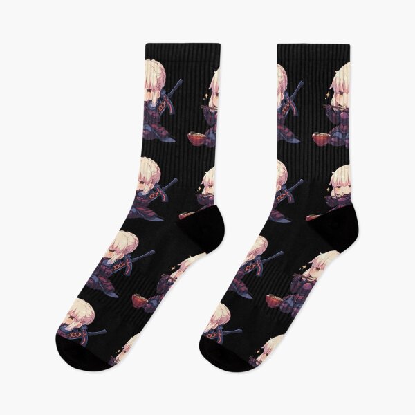 Item preview, Saber Alter Fate Stay Night Chibi Ramen Mode designed and sold by mildaclairmo.