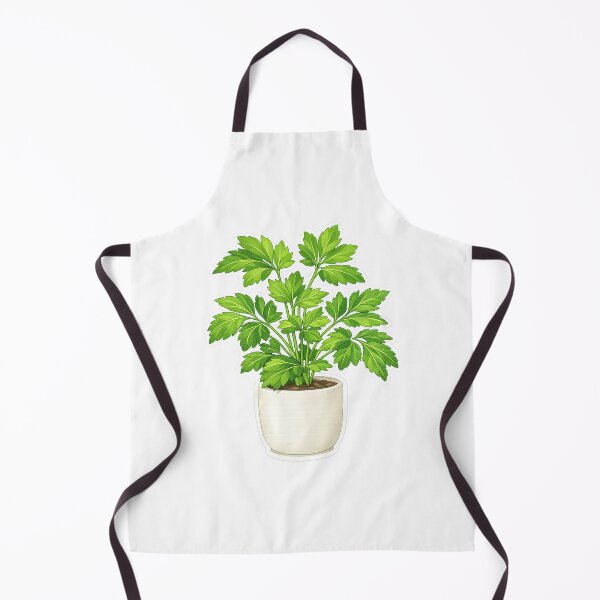 Item preview, Ashitaba Plant Minimalist in White Pot designed and sold by scicilysimonee.