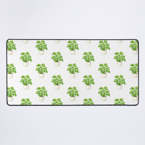 Item preview, Ashitaba Plant Minimalist in White Pot designed and sold by scicilysimonee.