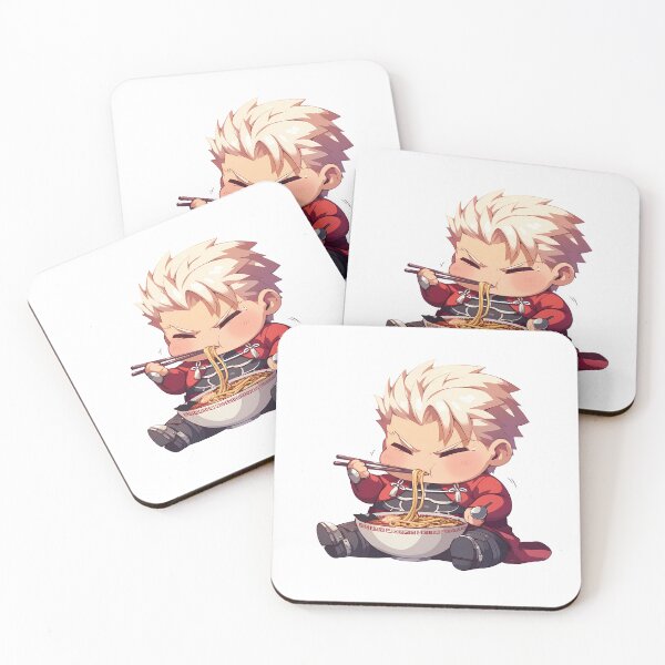 Item preview, Archer Fate Stay Night Chibi Ramen Break designed and sold by mildaclairmo.