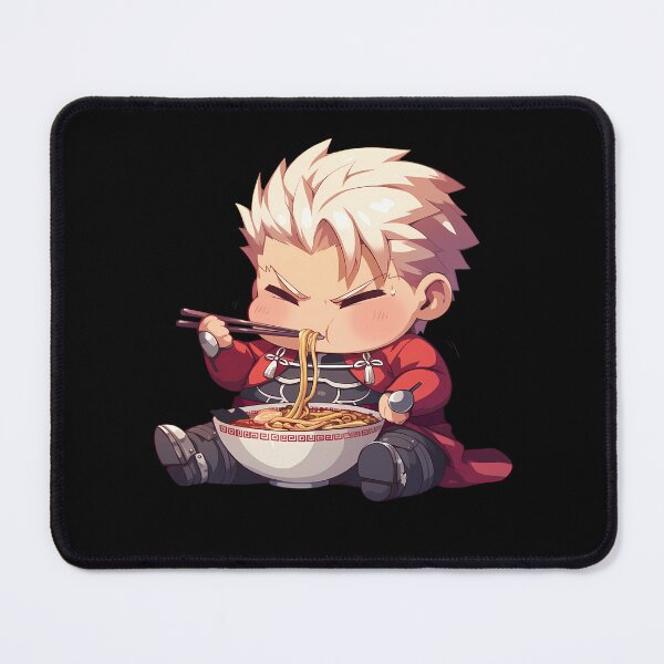 Item preview, Archer Fate Stay Night Chibi Ramen Break designed and sold by mildaclairmo.