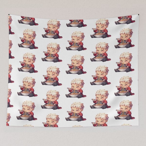 Item preview, Archer Fate Stay Night Chibi Ramen Break designed and sold by mildaclairmo.