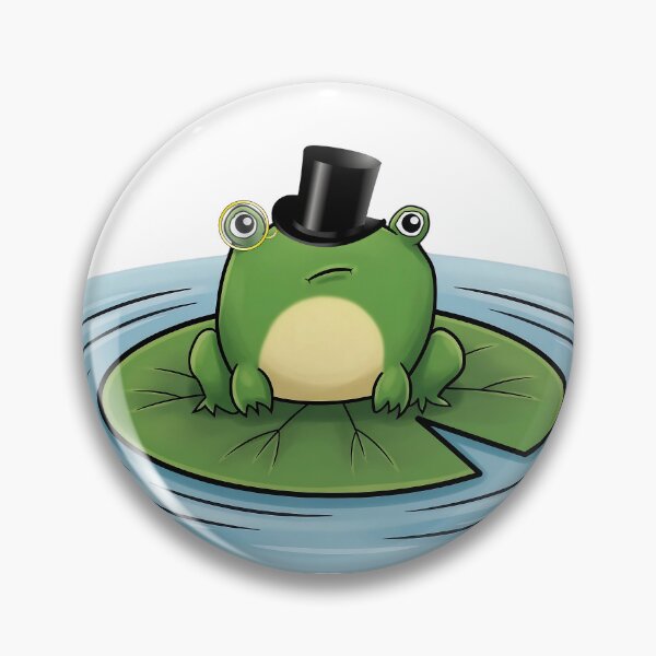 Item preview, Archduke Von Ribbit-ton – The Concerned Aristocrat Frog designed and sold by Lainey1978.