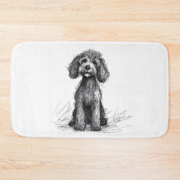 Item preview, Poodle doggie sketch designed and sold by Roxane Bay.
