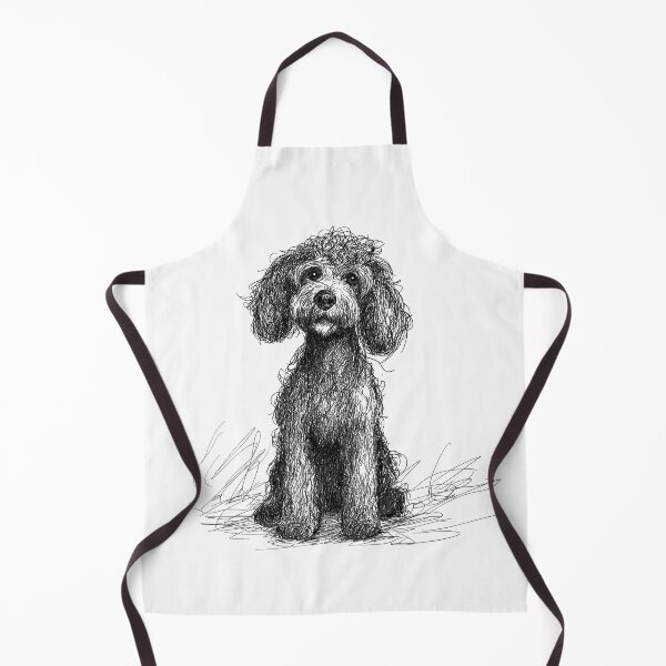 Item preview, Poodle doggie sketch designed and sold by Roxane Bay.